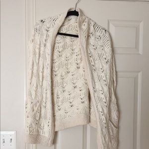 Free People Cream Cardigan